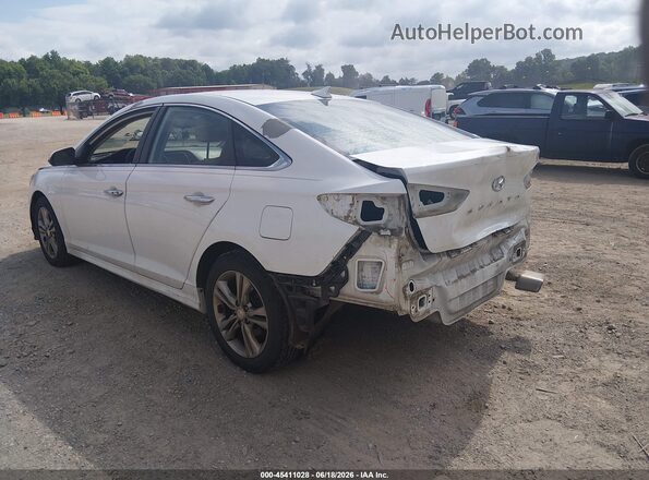 5NPE34AF8JH689555 2018 HYUNDAI SONATA White Задня ліва чверть