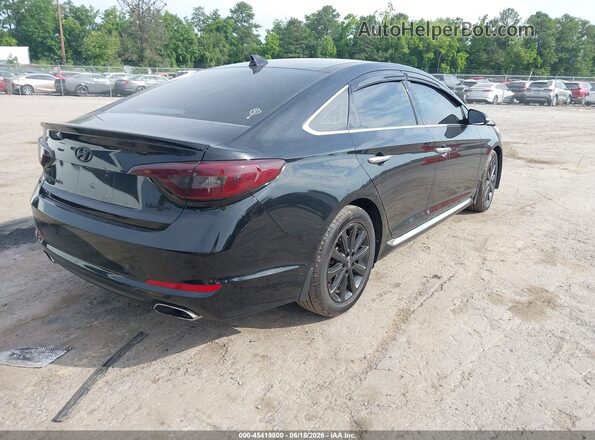 5NPE34AF9GH288136 2016 HYUNDAI SONATA Black Tył prawy