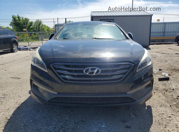 5NPE34AF9GH290694 2016 HYUNDAI SONATA Black Вид спереду