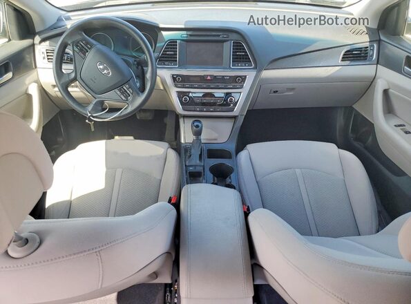 5NPE34AF9GH290694 2016 HYUNDAI SONATA Black Вид панелі приладів