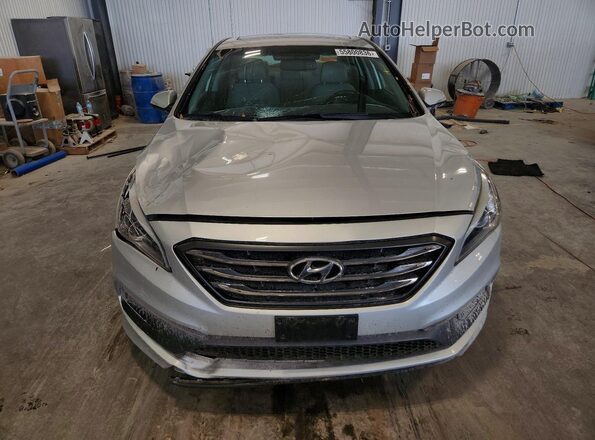 5NPE34AF9GH315626 2016 HYUNDAI SONATA Silver Front view