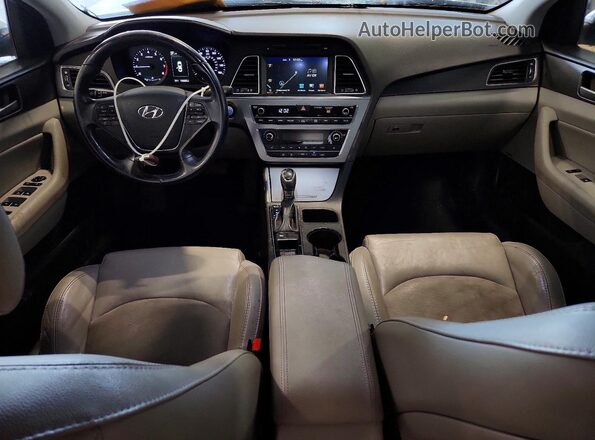 5NPE34AF9GH315626 2016 HYUNDAI SONATA Silver Dashboard view