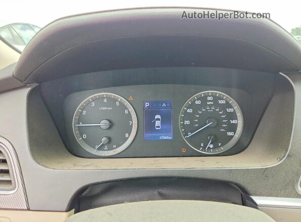 5NPE34AF9GH394117 2016 HYUNDAI SONATA Black Սարքավորումների վահանակի տեսք