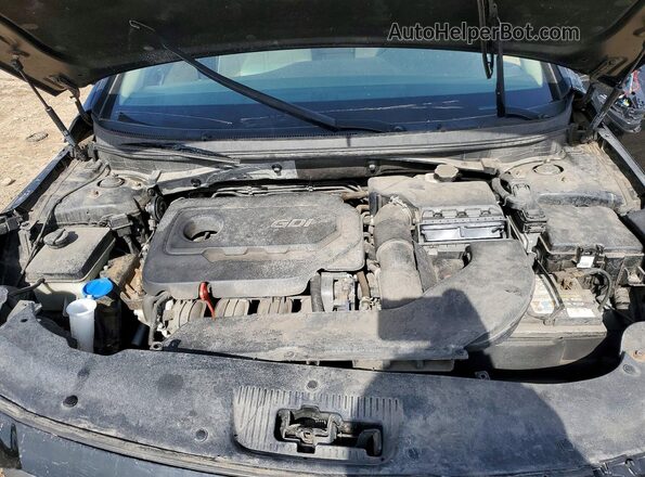5NPE34AF9GH394117 2016 HYUNDAI SONATA Black Սալոնի հետևի տեսք