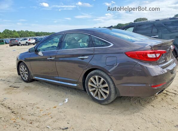 5NPE34AF9GH425687 2016 HYUNDAI SONATA Brown Tył lewy