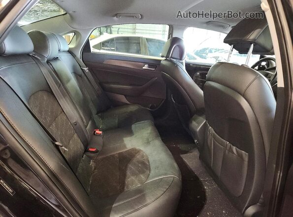 5NPE34AF9HH453877 2017 HYUNDAI SONATA Black Rear seats view