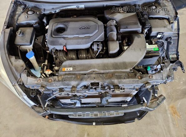 5NPE34AF9HH453877 2017 HYUNDAI SONATA Black Rear interior view