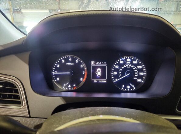 5NPE34AF9HH453877 2017 HYUNDAI SONATA Black Instrument cluster view