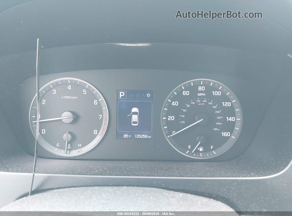 5NPE34AF9HH536564 2017 HYUNDAI SONATA Gray Հետևի նստատեղերի տեսք