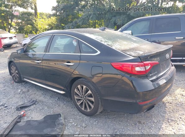 5NPE34AF9HH572139 2017 HYUNDAI SONATA Black Tył lewy