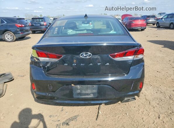 5NPE34AF9JH652496 2018 HYUNDAI SONATA Black Vista trasera
