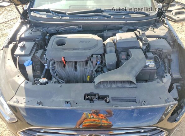 5NPE34AF9JH652496 2018 HYUNDAI SONATA Black Vista interior trasera