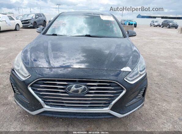 5NPE34AF9JH656225 2018 HYUNDAI SONATA Черный Вид спереди