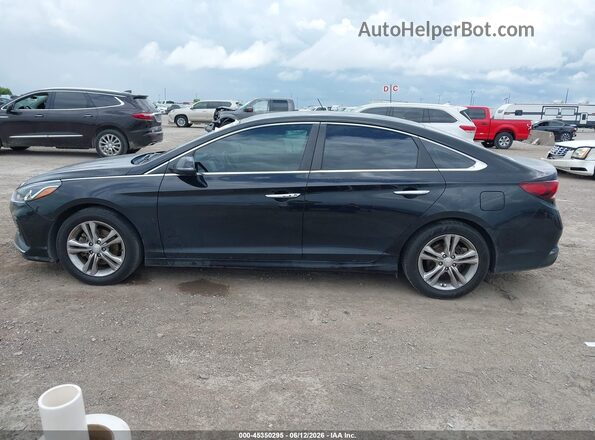 5NPE34AF9JH656225 2018 HYUNDAI SONATA Черный Панорамный вид салона 360°