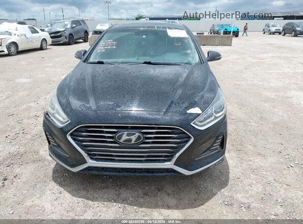 5NPE34AF9JH656225 2018 HYUNDAI SONATA Черный Вид щитка приборов