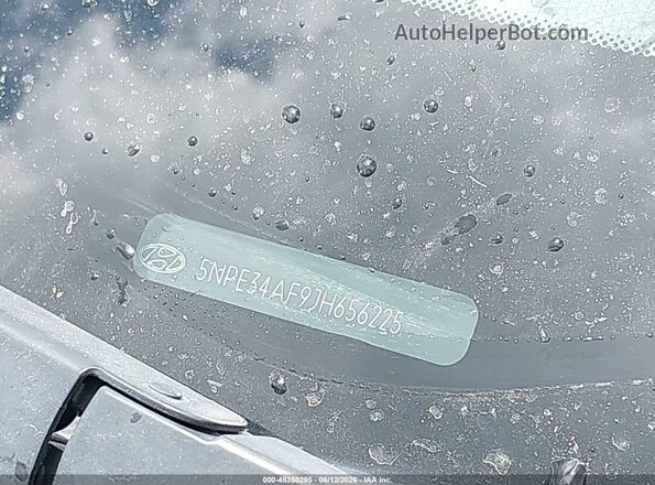 5NPE34AF9JH656225 2018 HYUNDAI SONATA Черный 