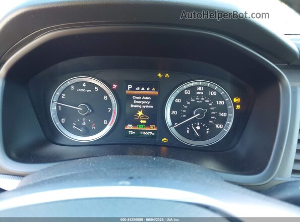 5NPE34AF9JH658993 2018 HYUNDAI SONATA Red Widok tylnych siedzeń