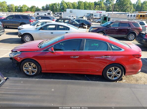 5NPE34AF9JH658993 2018 HYUNDAI SONATA Red 