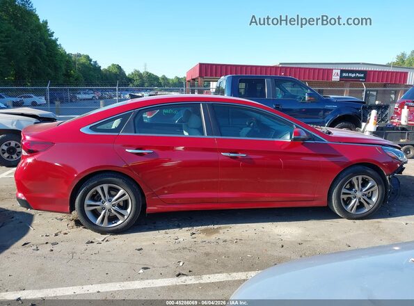 5NPE34AF9JH658993 2018 HYUNDAI SONATA Red Widok wnętrza 360 stopni