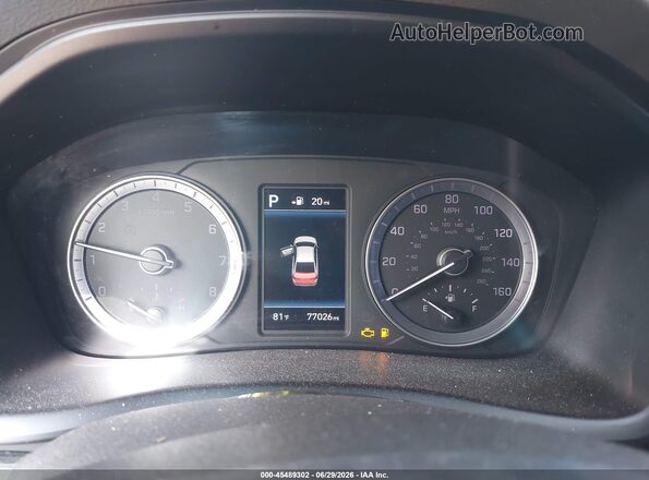 5NPE34AF9JH682601 2018 HYUNDAI SONATA Белый Вид задних сидений