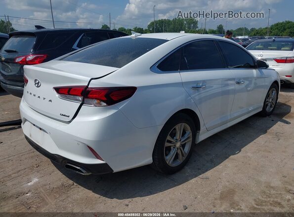 5NPE34AF9JH682601 2018 HYUNDAI SONATA Белый Задняя правая четверть