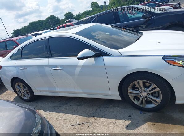 5NPE34AF9JH682601 2018 HYUNDAI SONATA Белый Панорамный вид салона 360°