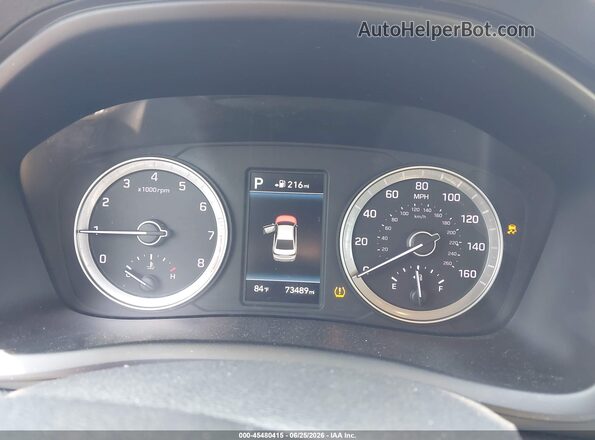 5NPE34AF9KH729028 2019 HYUNDAI SONATA Black უკანა სავარძლების ხედი