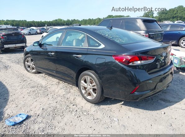 5NPE34AF9KH729028 2019 HYUNDAI SONATA Black უკანა მარცხენა