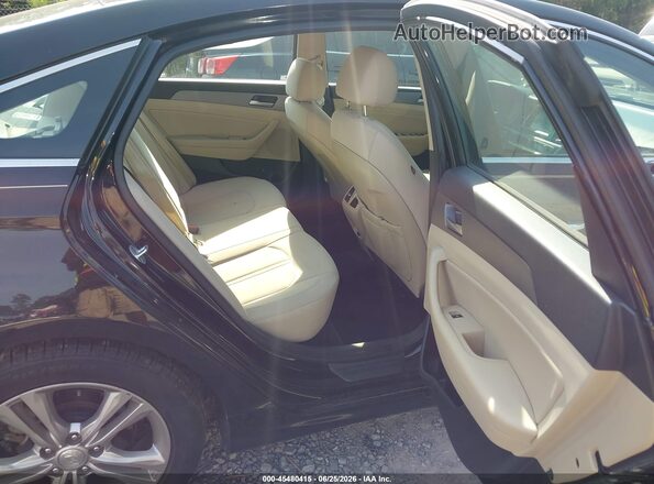 5NPE34AF9KH729028 2019 HYUNDAI SONATA Black VIN კოდის სტიკერის ხედი