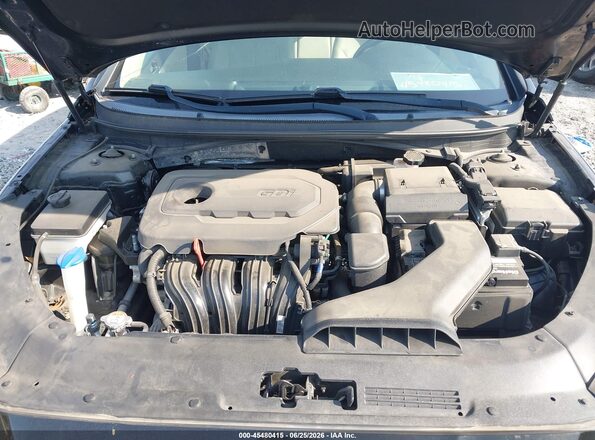 5NPE34AF9KH729028 2019 HYUNDAI SONATA Black უკანა ხედი