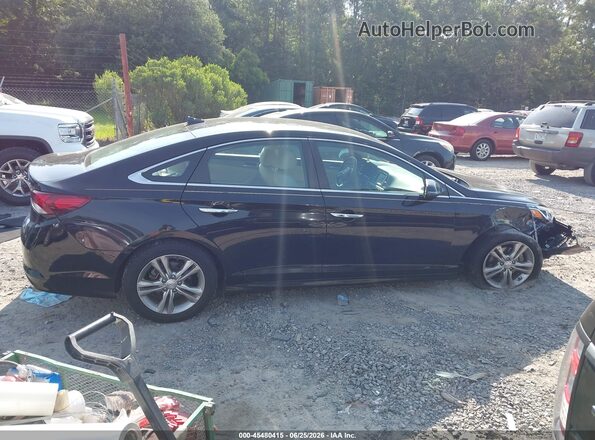 5NPE34AF9KH729028 2019 HYUNDAI SONATA Black უკანა სალონის ხედი