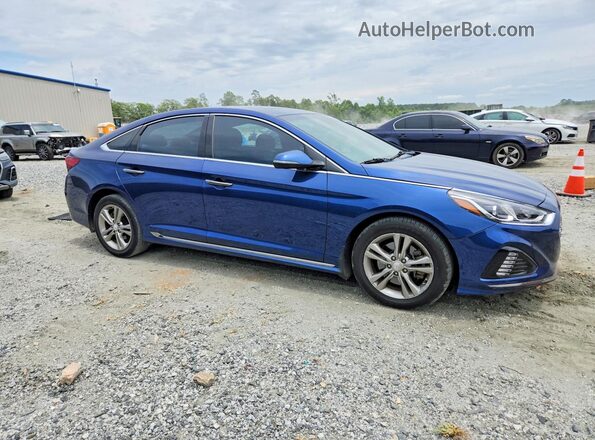 5NPE34AF9KH738134 2019 HYUNDAI SONATA Blue 