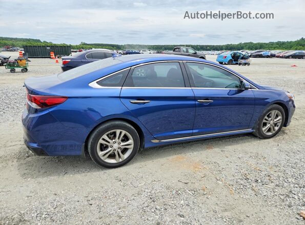 5NPE34AF9KH738134 2019 HYUNDAI SONATA Blue 