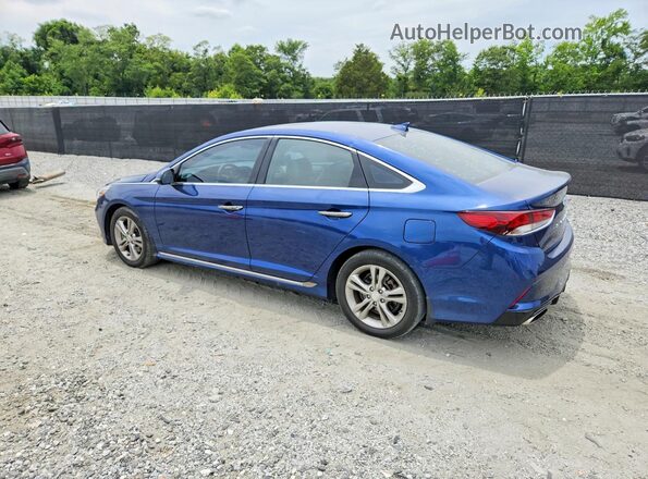 5NPE34AF9KH738134 2019 HYUNDAI SONATA Blue 