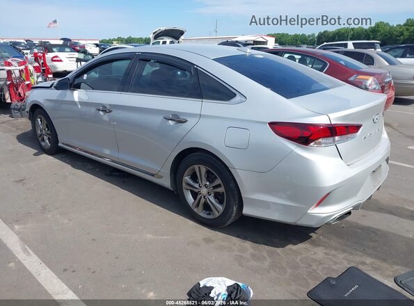 5NPE34AF9KH741194 2019 HYUNDAI SONATA Gray Հետևի ձախ