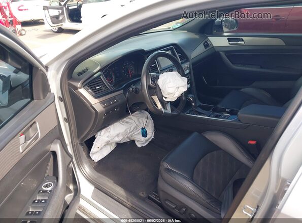 5NPE34AF9KH741194 2019 HYUNDAI SONATA Gray Սալոնի դիմացի տեսք