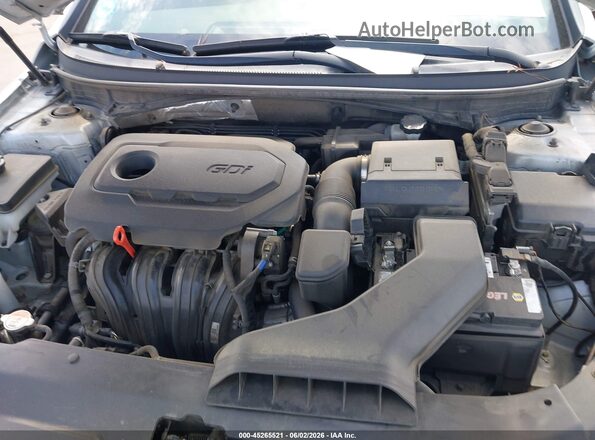 5NPE34AF9KH741194 2019 HYUNDAI SONATA Gray Հետևի տեսք