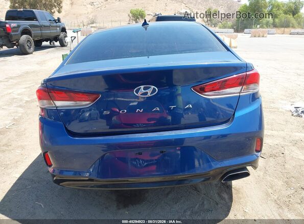 5NPE34AF9KH768489 2019 HYUNDAI SONATA Blue 