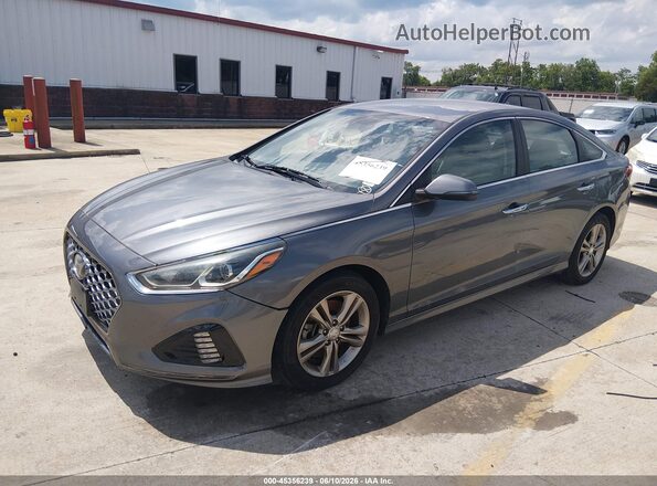 5NPE34AF9KH777726 2019 HYUNDAI SONATA Gray 