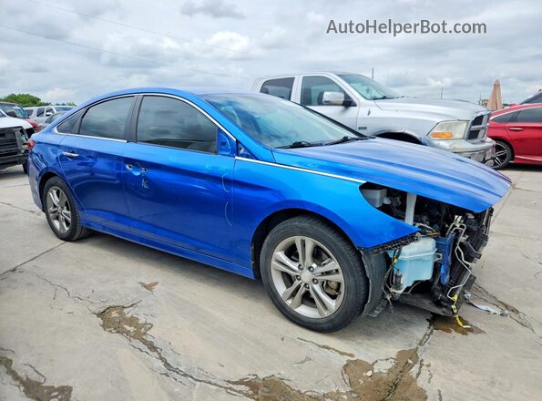 5NPE34AF9KH778956 2019 HYUNDAI SONATA Blue წინა მარჯვენა