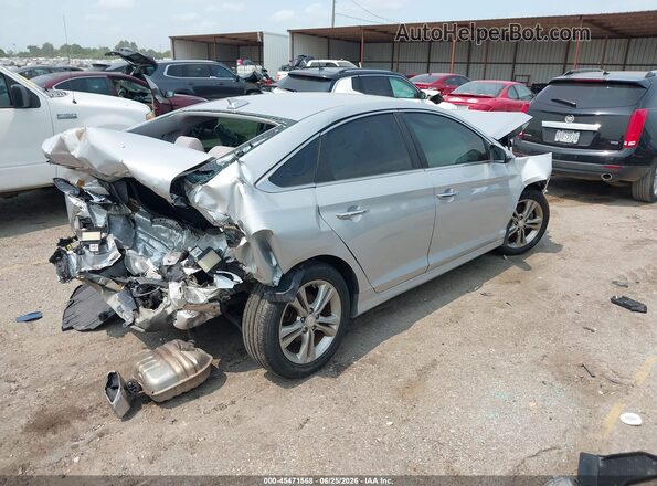 5NPE34AF9KH804570 2019 HYUNDAI SONATA Silver Հետևի աջ