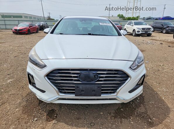 5NPE34AF9KH808568 2019 HYUNDAI SONATA White Դիմացի տեսք
