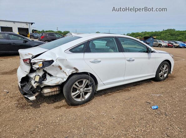 5NPE34AF9KH808568 2019 HYUNDAI SONATA White Հետևի աջ
