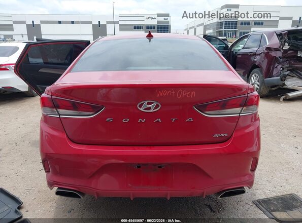 5NPE34AF9KH814273 2019 HYUNDAI SONATA Красный 