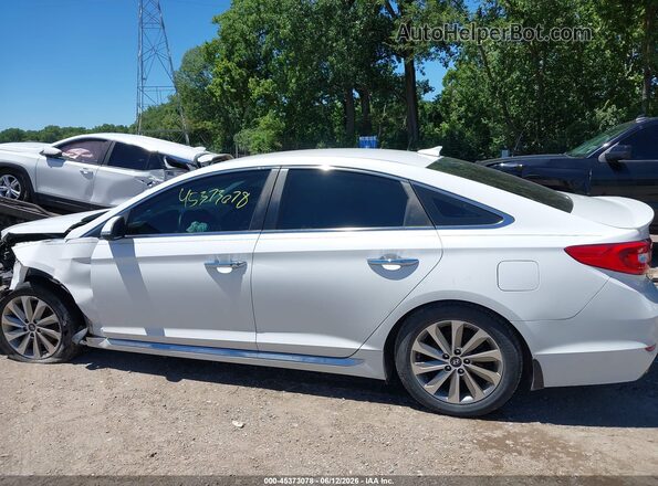 5NPE34AFXGH283916 2016 HYUNDAI SONATA Белый Панорамный вид салона 360°
