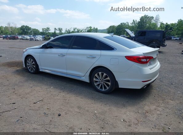 5NPE34AFXGH300827 2016 HYUNDAI SONATA White Հետևի ձախ
