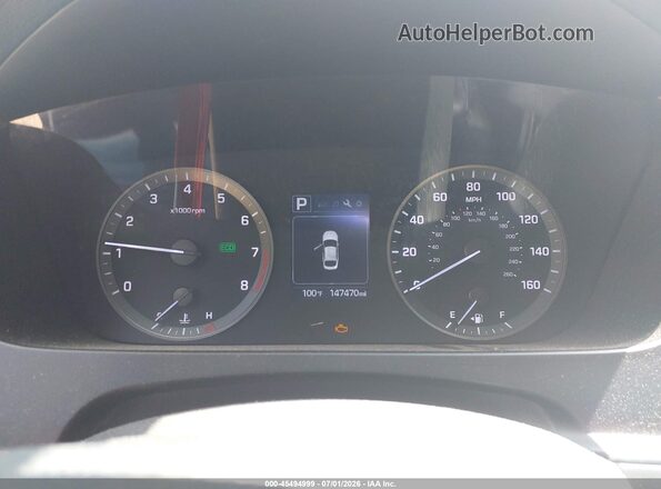 5NPE34AFXGH300827 2016 HYUNDAI SONATA White Հետևի նստատեղերի տեսք