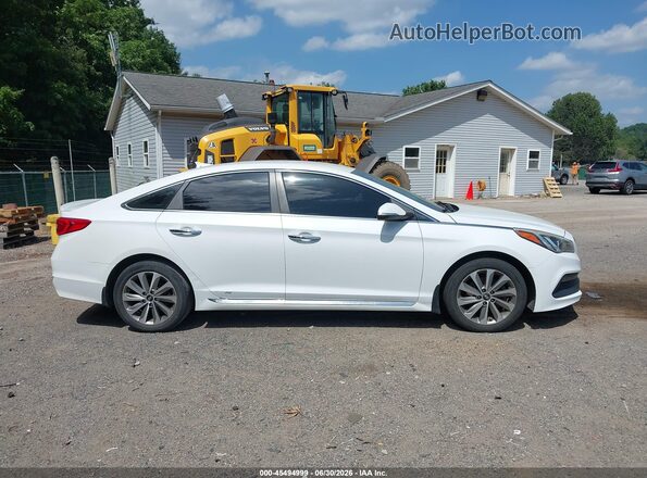 5NPE34AFXGH300827 2016 HYUNDAI SONATA White Սալոնի հետևի տեսք