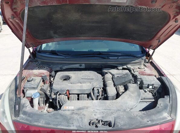 5NPE34AFXGH322911 2016 HYUNDAI SONATA Red Вид ззаду