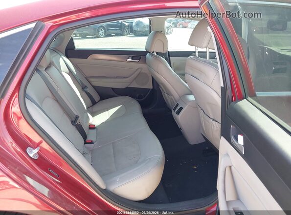 5NPE34AFXGH322911 2016 HYUNDAI SONATA Red Вид наклейки з VIN-кодом